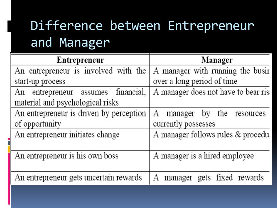 Difference of entrepreneurship between usa and